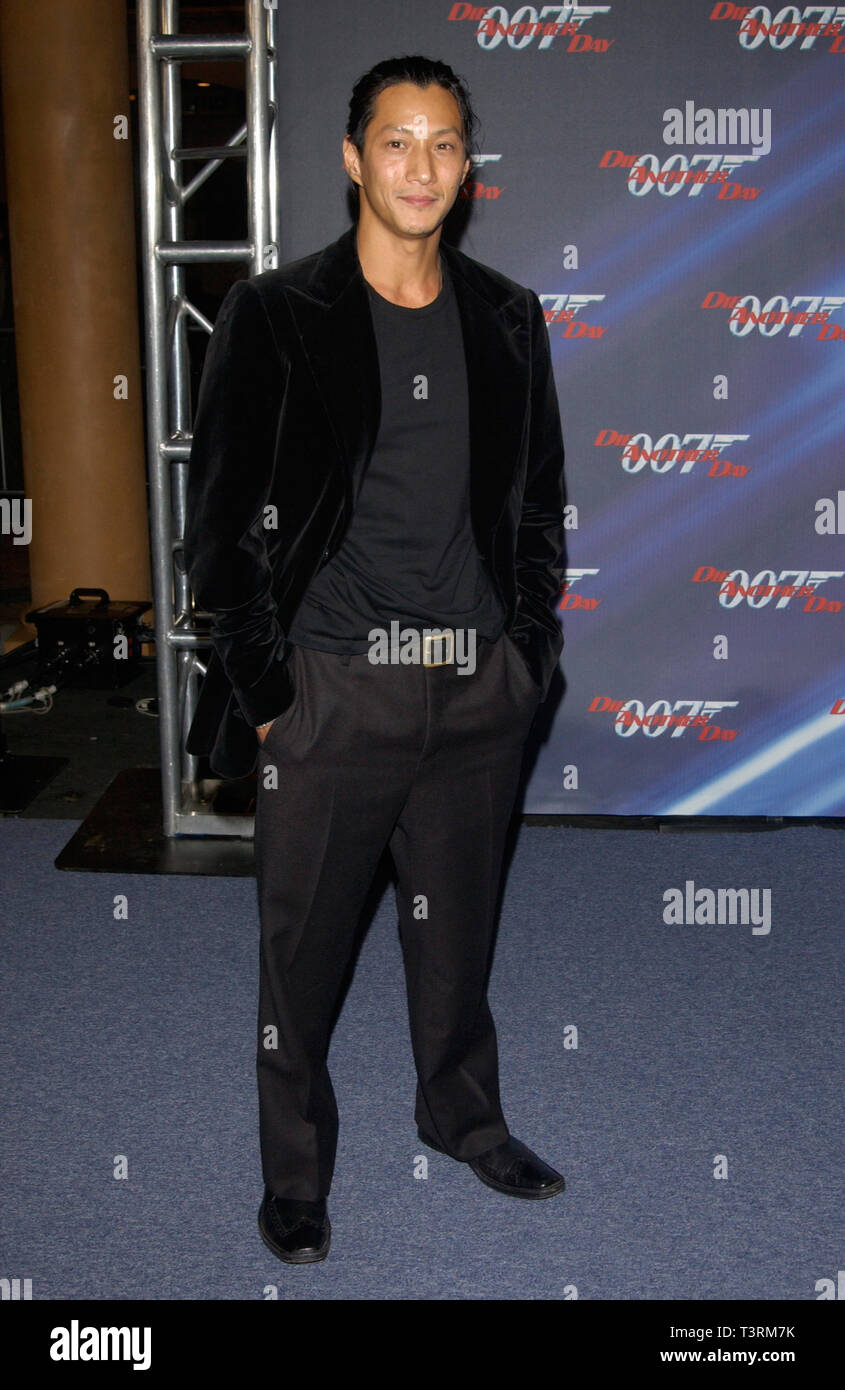 LOS ANGELES, CA. November 11, 2002: Actor WILL YUN LEE at the special screening in Los Angeles of the new James Bond movie Die Another Day. © Paul Smith / Featureflash Stock Photo