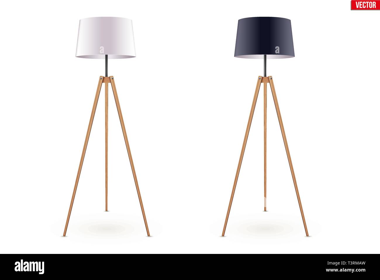 Decorative Floor Lamp Tripod Stock Vector Image & Art Alamy