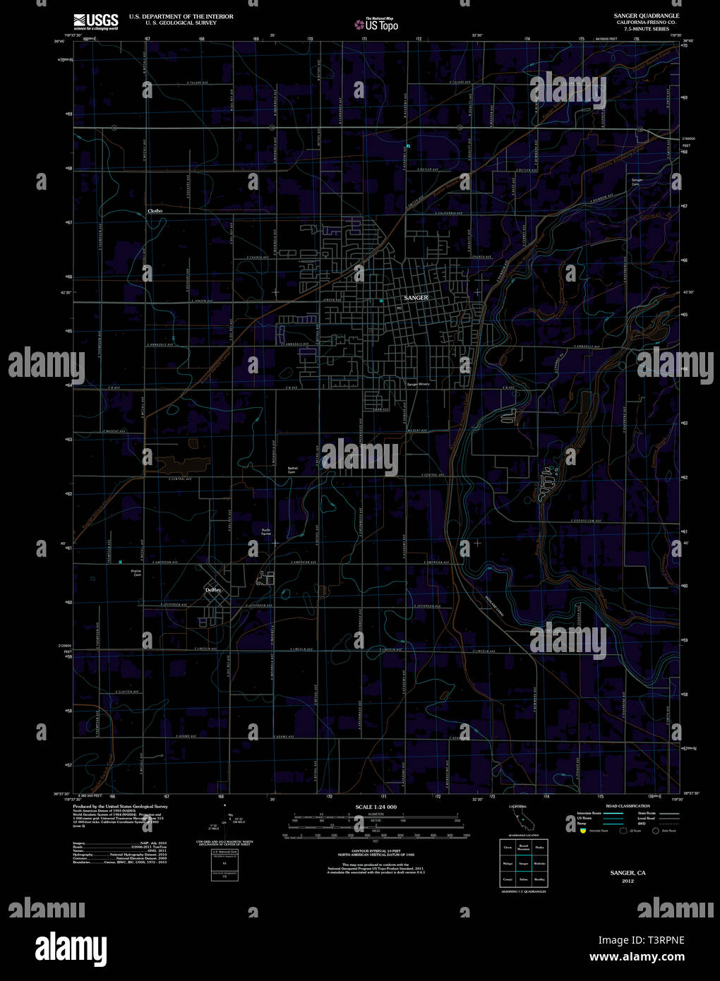 Map of sanger hires stock photography and images Alamy