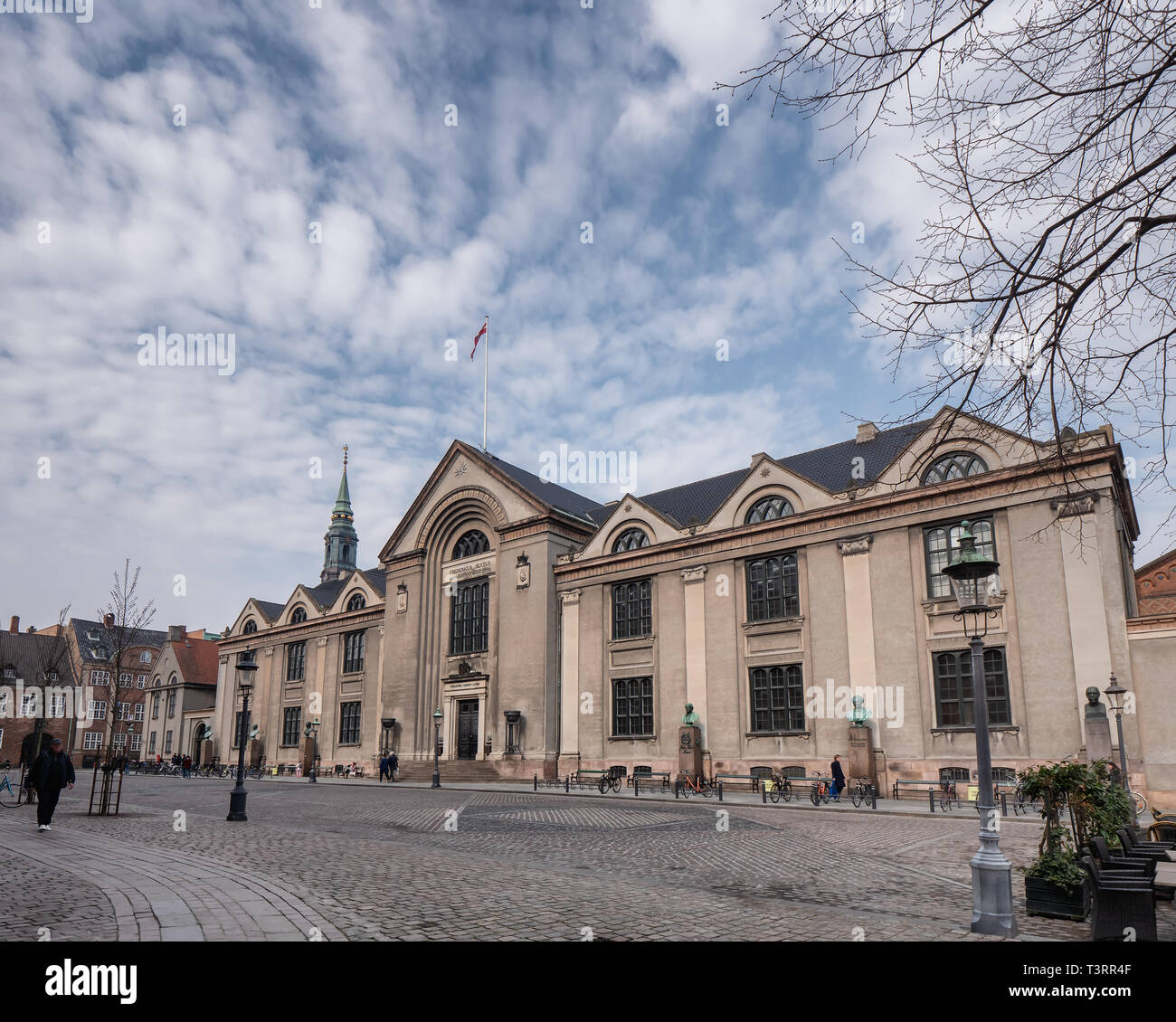 Copenhagen University central part in Denmark Stock Photo