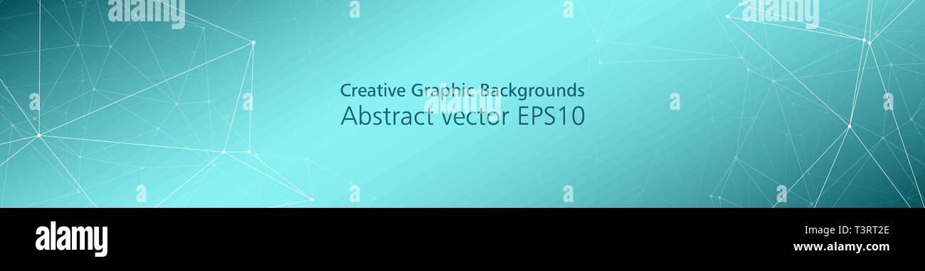 Graphic dot backgrounds lines dots vector connections Stock Vector