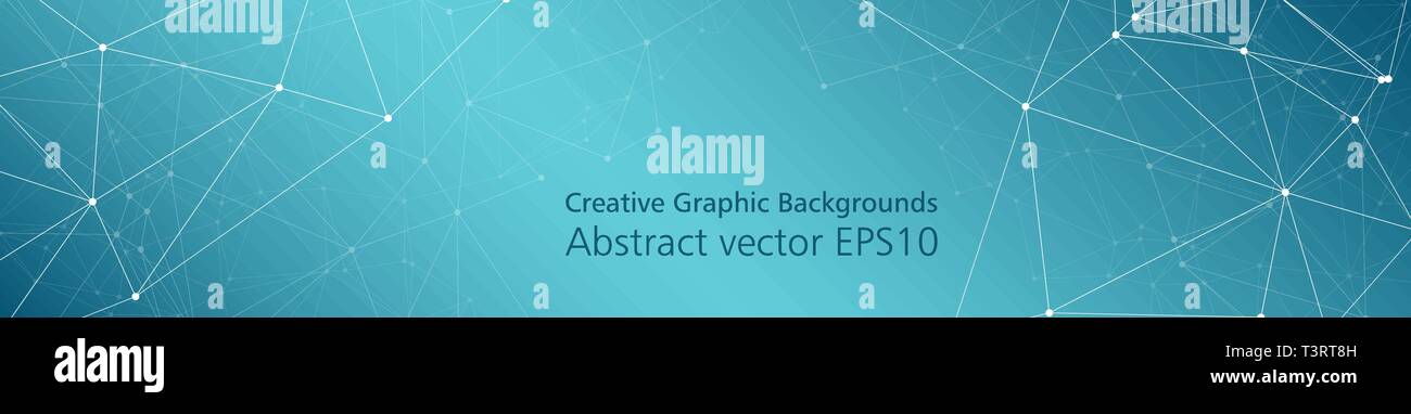 Group chemistry pattern lines and dots communication network vector Stock Vector