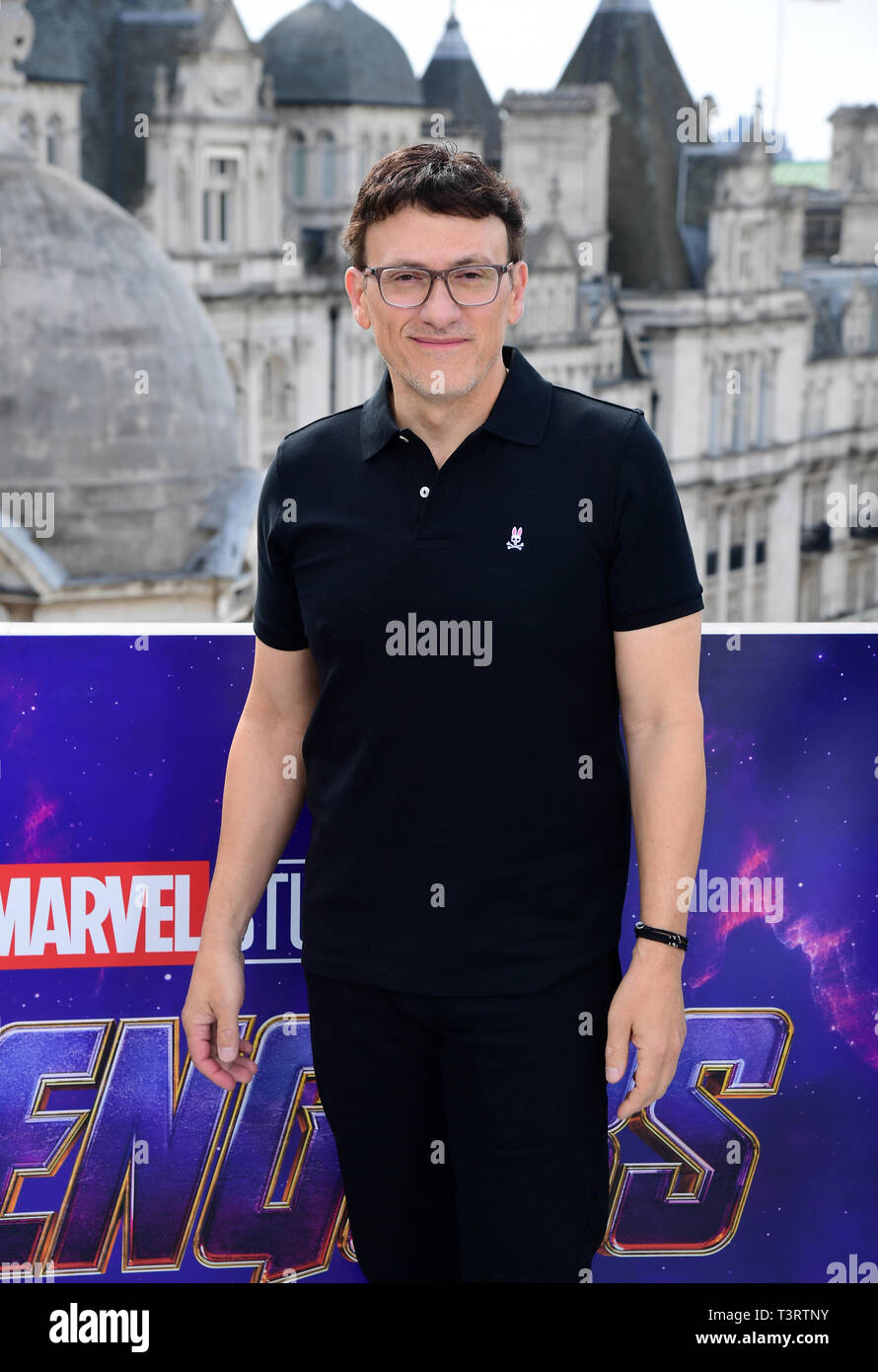Anthony Russo attending a photocall for Avengers: Endgame, at the Corinthia in London. Stock Photo