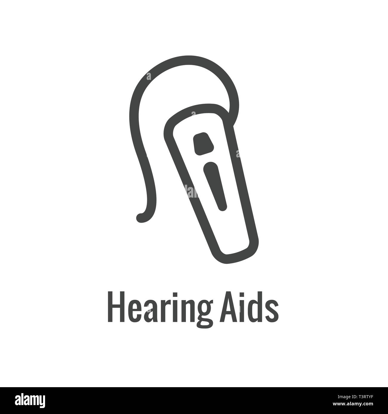Hearing Aid / loss with Sound Wave Images Set Stock Vector Image & Art