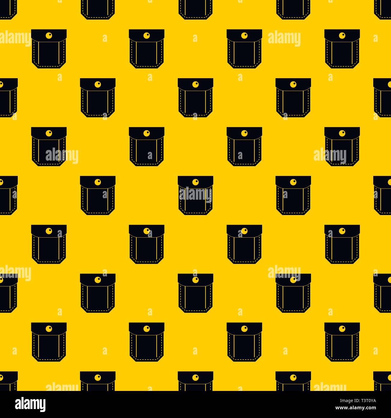 Pocket with valve and button pattern vector Stock Vector Image & Art ...