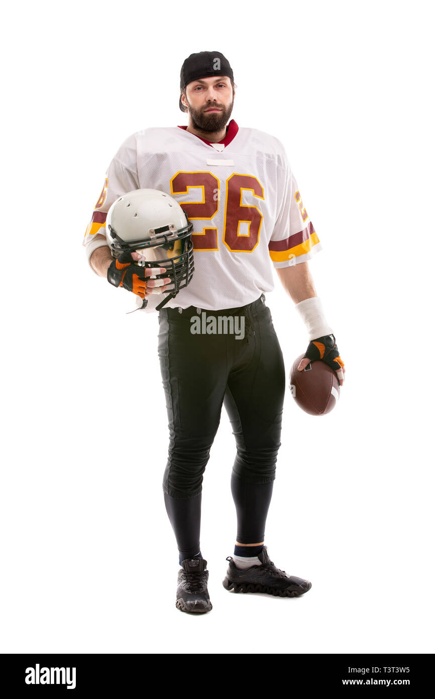 Football Player White uniform