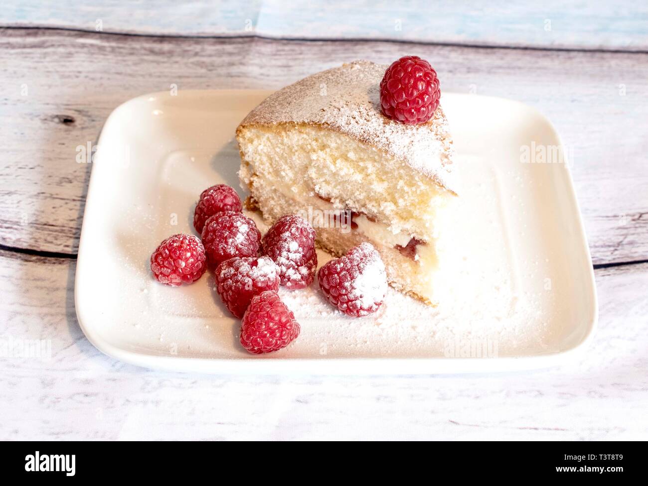 Victorian sponge  tradition english cake Stock Photo