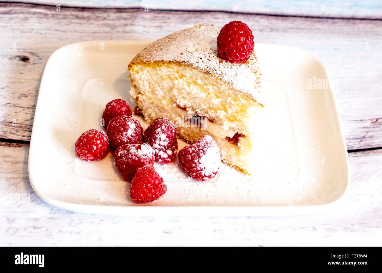 Victorian sponge  tradition english cake Stock Photo