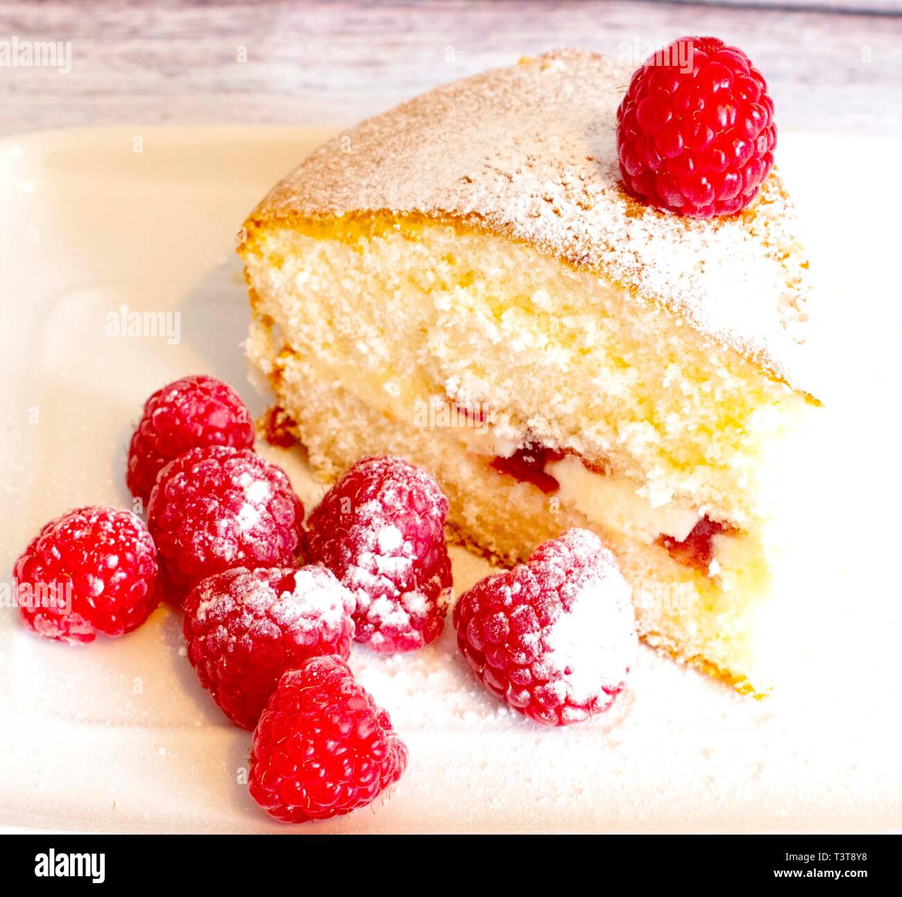 Victorian sponge  tradition english cake Stock Photo
