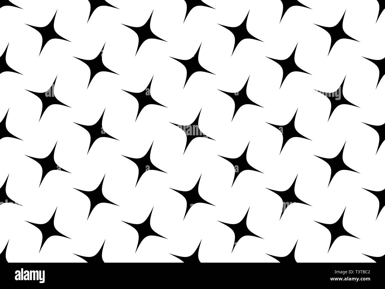 Seamless vector pattern of stars. Abstract background with stars Stock Vector