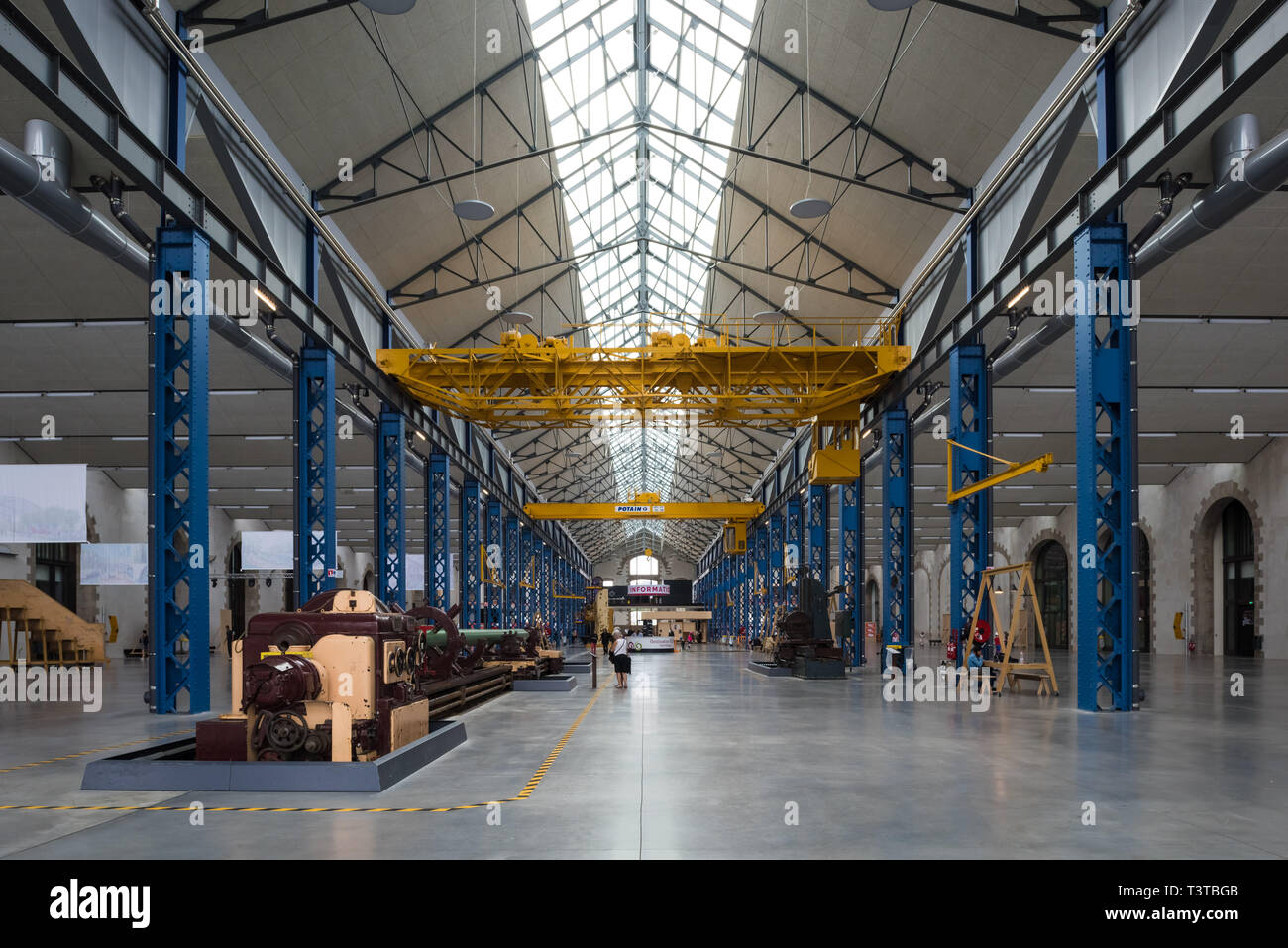 Brest, Ateliers du Plateau des Capucins (Werfthallen aus dem 19. Jahrhundert) Stock Photo