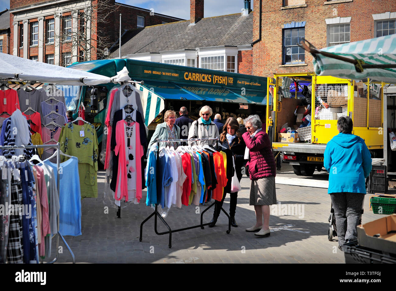Ripon Market North Yorkshire England UK Stock Photo Alamy