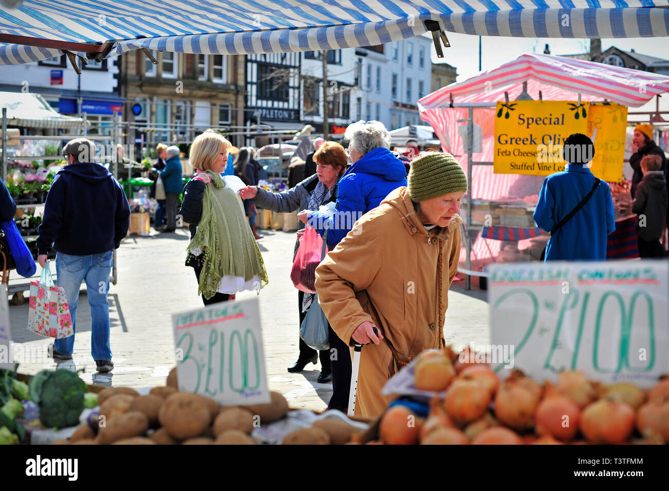 Ripon Market North Yorkshire England UK Stock Photo Alamy