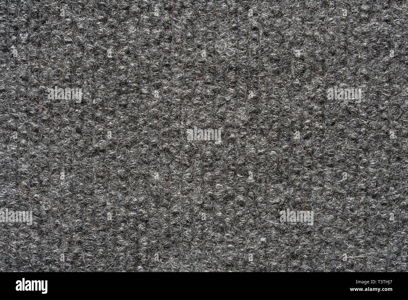 Texture of the Gray Nylon Carpet. Textile Background with Copy Space