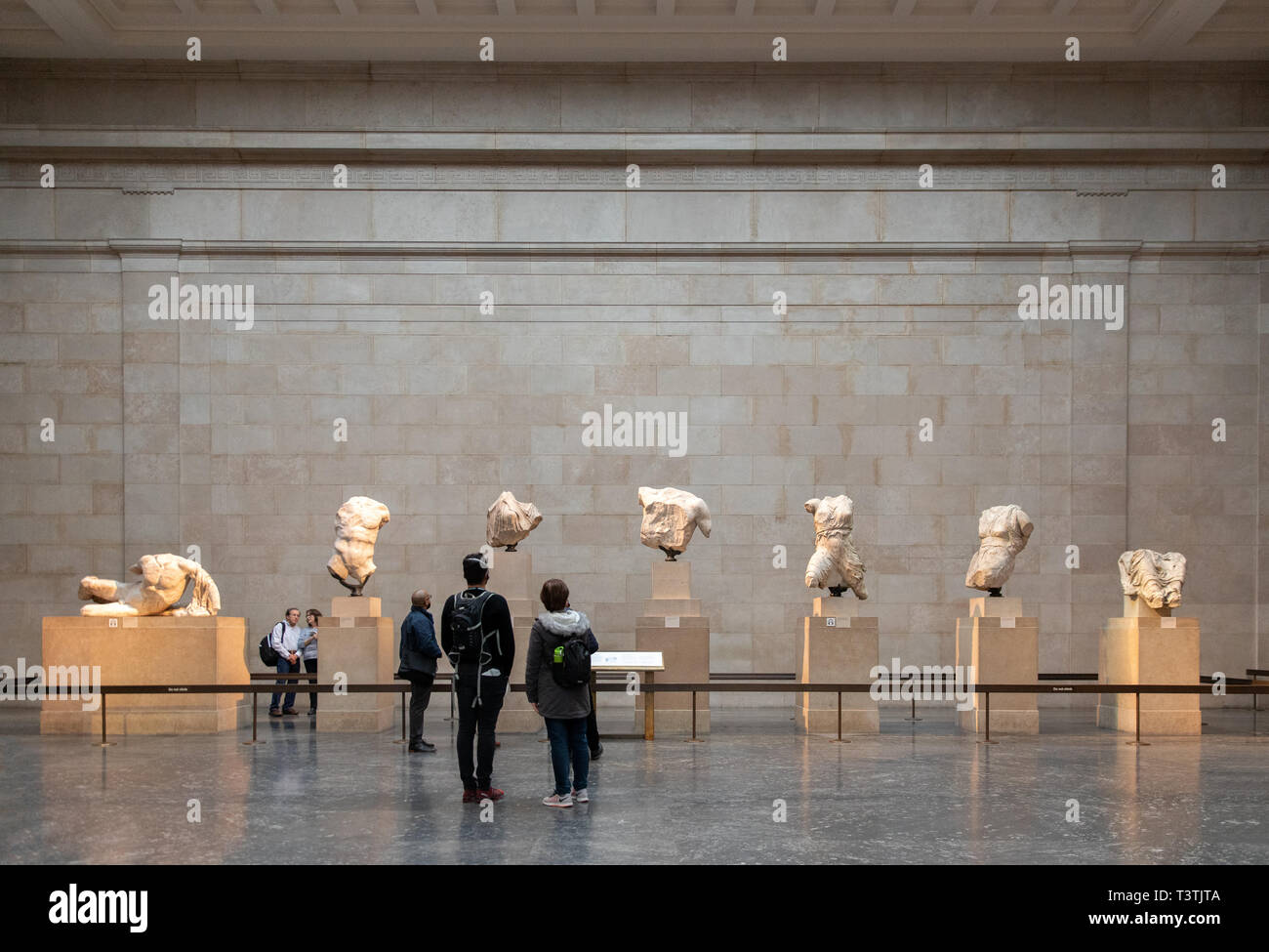 Elgin Marbles, British Museum Stock Photo