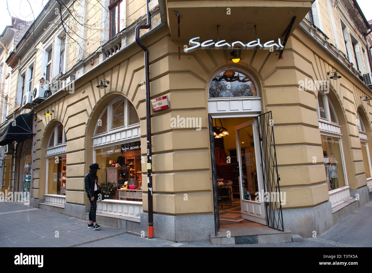 Shopping in Sofia, Bulgaria, Europe Stock Photo Alamy