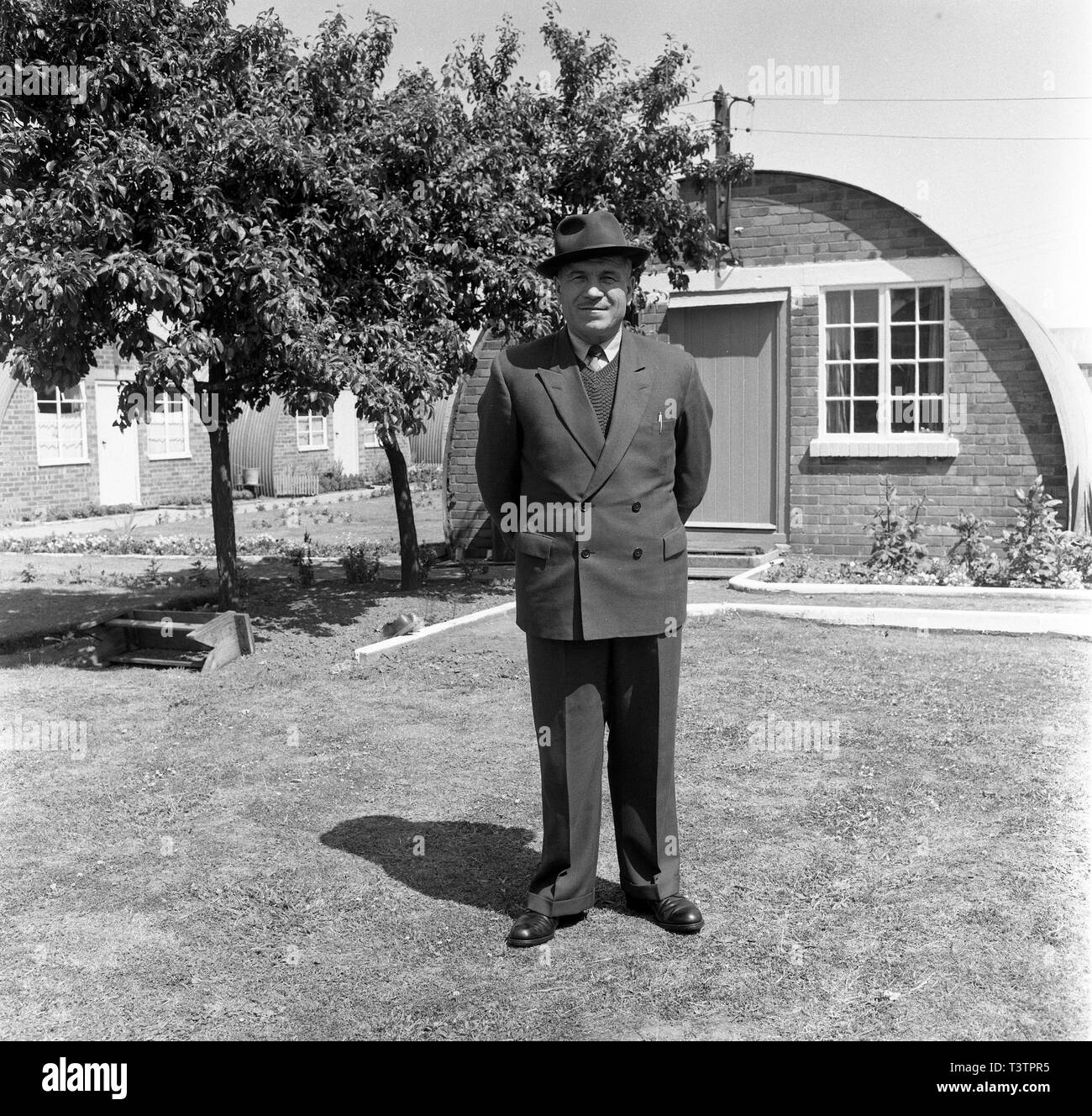 Ilija Knezovic a Yugoslavian Chetnik refugee in Britain in 1968 one of many displaced people who came as European Voluntary Workers at the end of World War Two. PICTURE BY DAVID BAGNALL Stock Photo