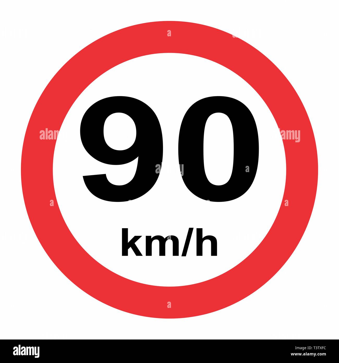 Speed Limit Traffic Sign 90 Stock Vector Image Art Alamy speed-limit-traffic-sign-90-stock-vector-image-art-alamy