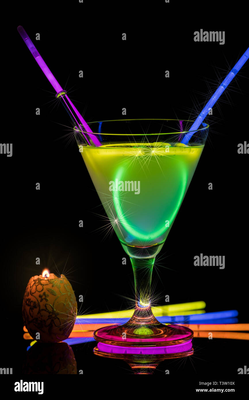 glow stick cocktail