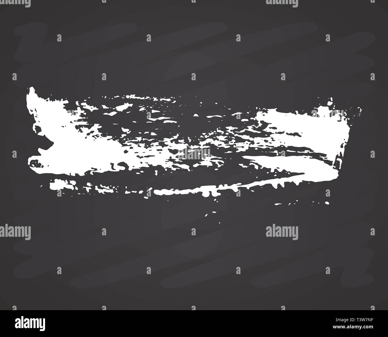 Brush strokes Set hand drawn grunge texture vector illustration ...