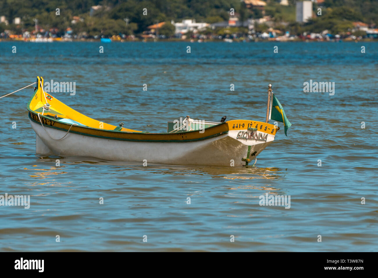 Brazil flag boat hi-res stock photography and images - Alamy
