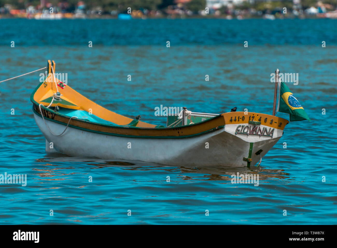 Small colorful fishing boat hi-res stock photography and images
