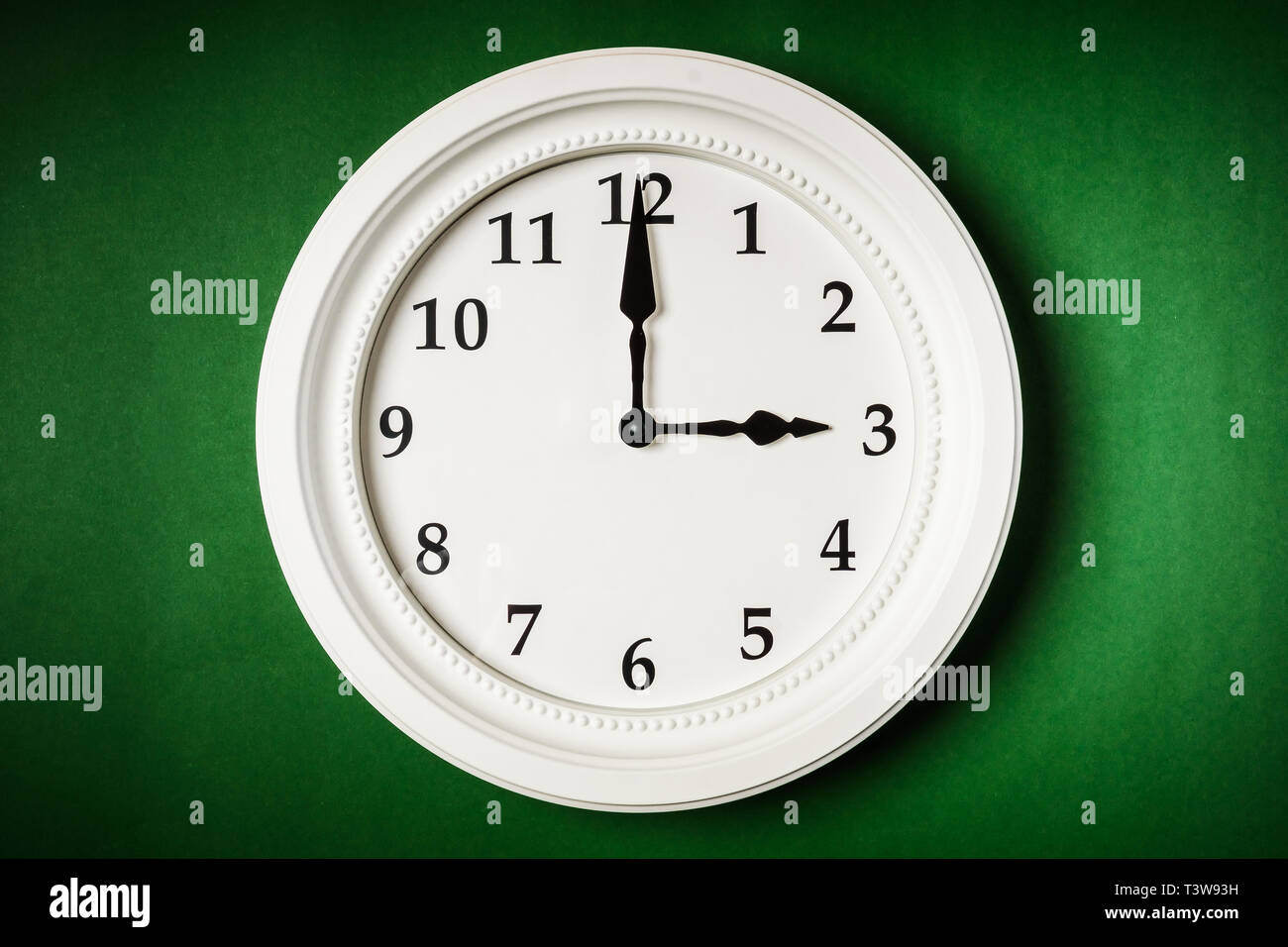 Green technology numbers clock hi-res stock photography and images - Alamy