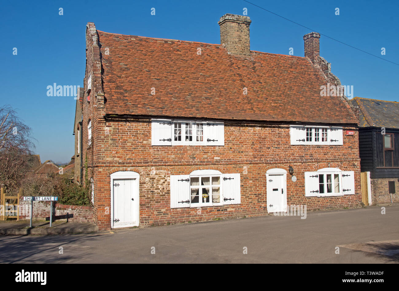 St Nicholas At Wade Village House Stock Photo Alamy
