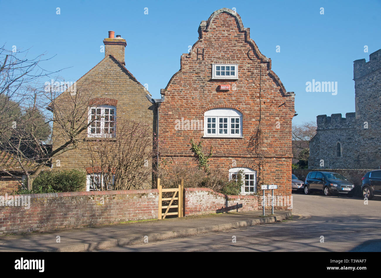 St Nicholas At Wade Village House Stock Photo Alamy