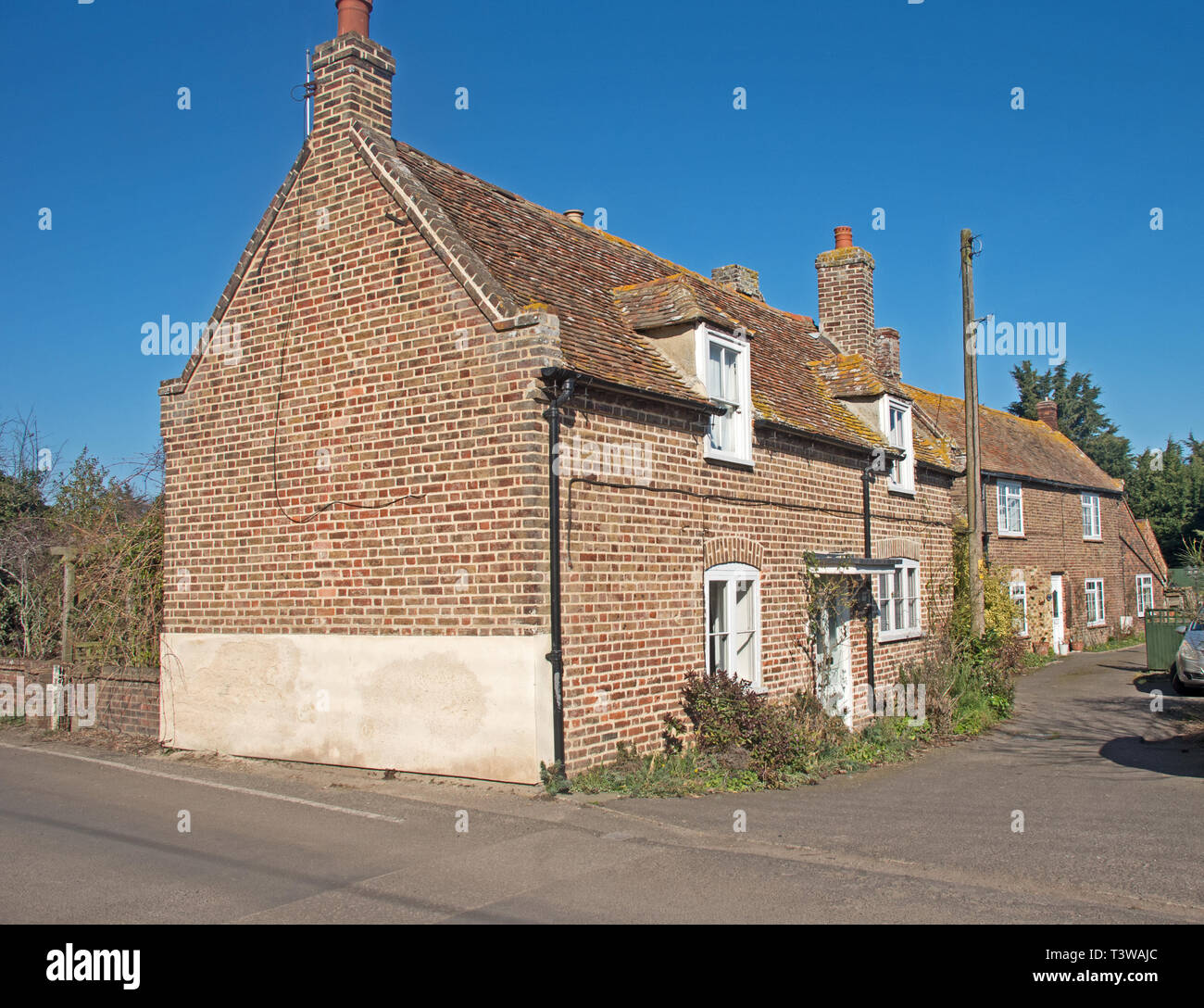 St Nicholas At Wade Village House Stock Photo Alamy
