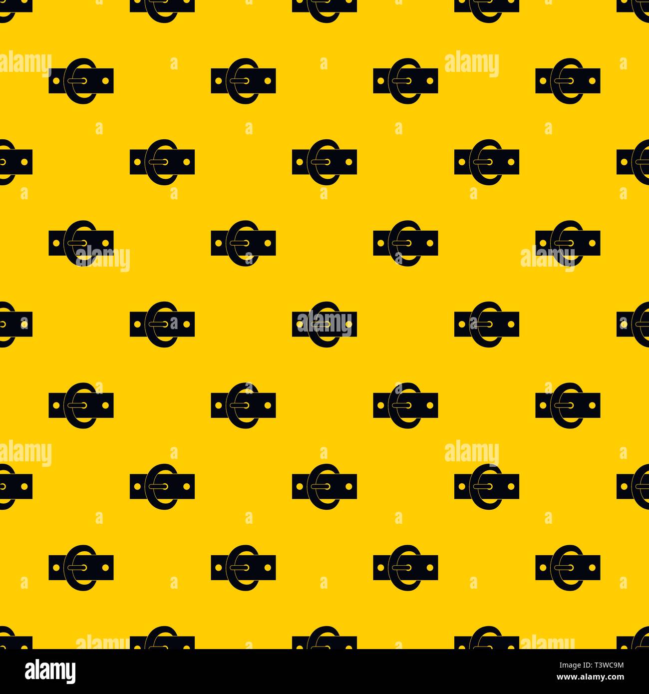 Buckle belt pattern vector Stock Vector