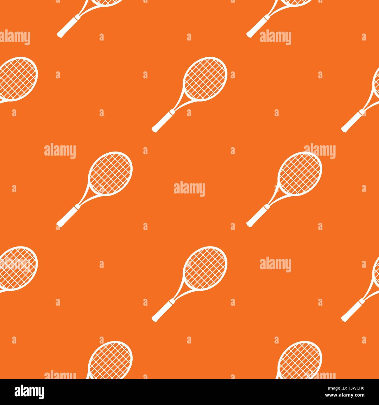 Tennis racket pattern vector orange Stock Vector Image & Art Alamy
