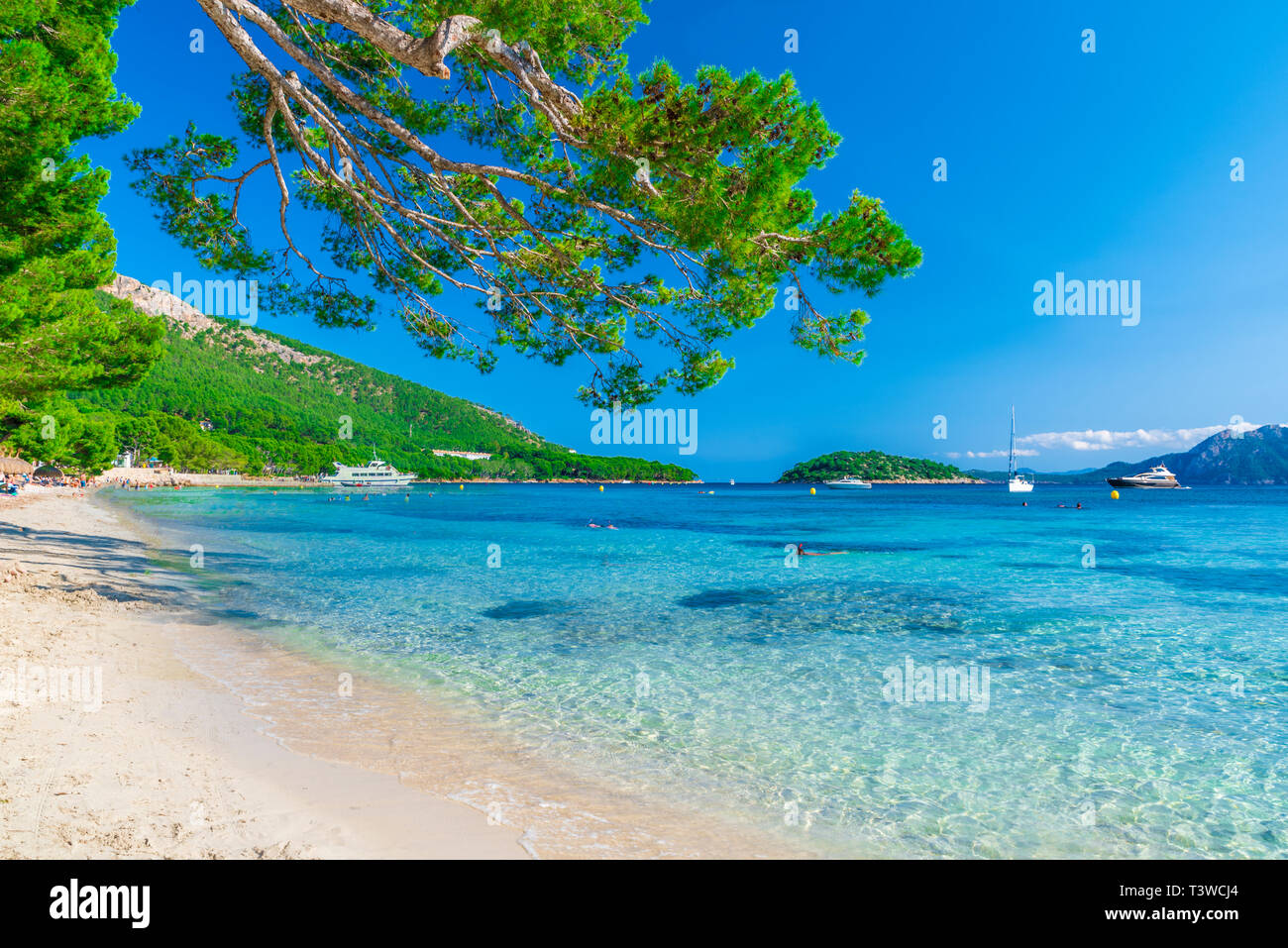 Playa de Formentor (Cala Pi de la Posada ), beautiful beach at Cap