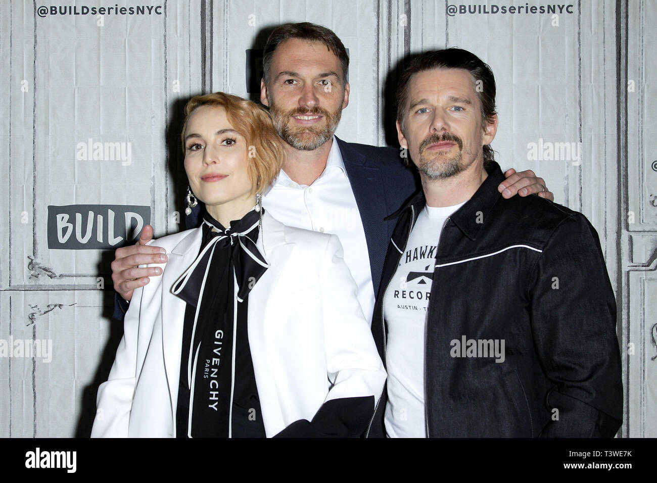 New York, USA. 11 Apr, 2019. Noomi Rapace, Robert Budreau, Ethan Hawke