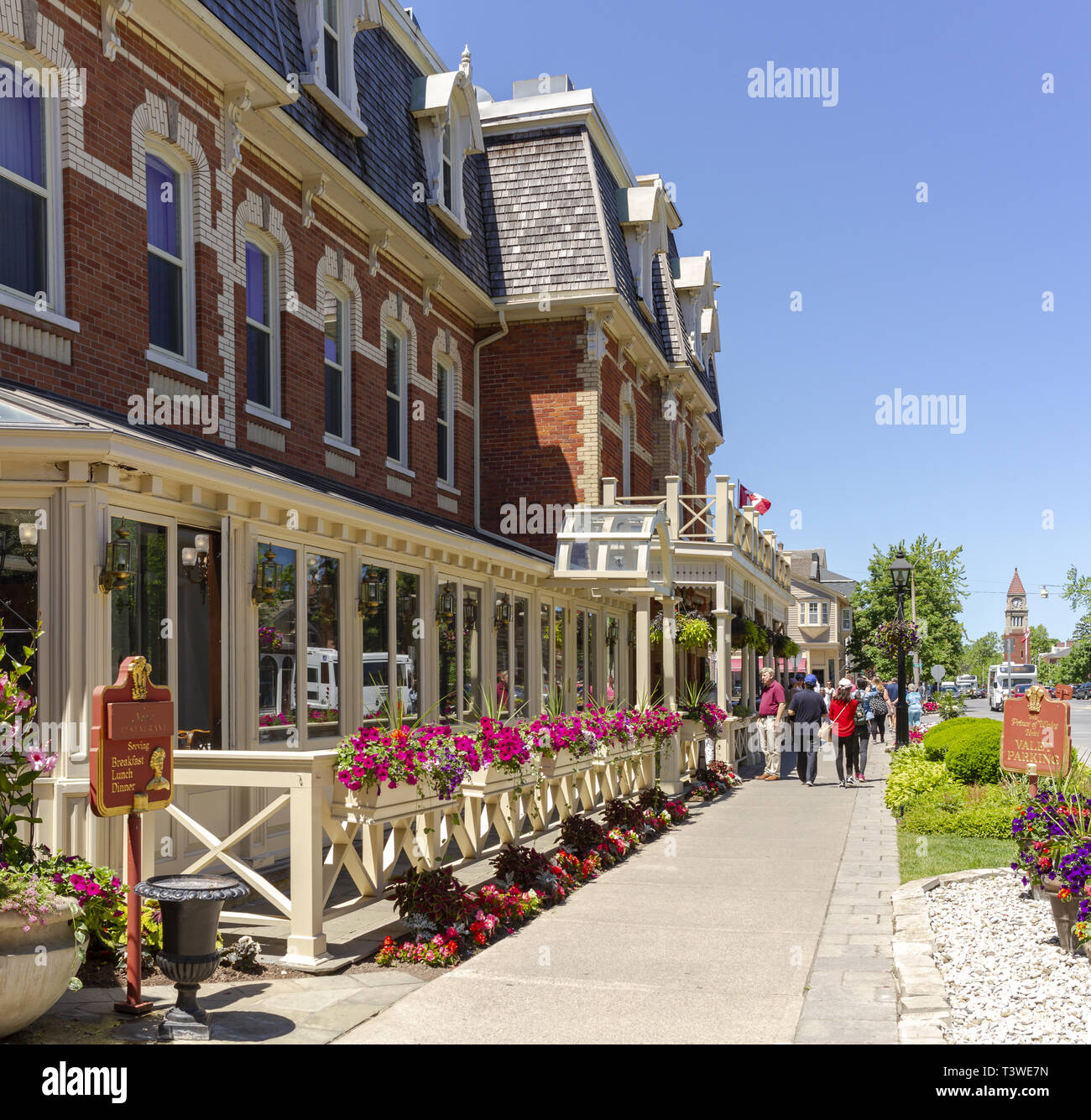 The Historic Prince of Wales Hotel in Niagara On The Lake, Ontario, Canada Stock Photo