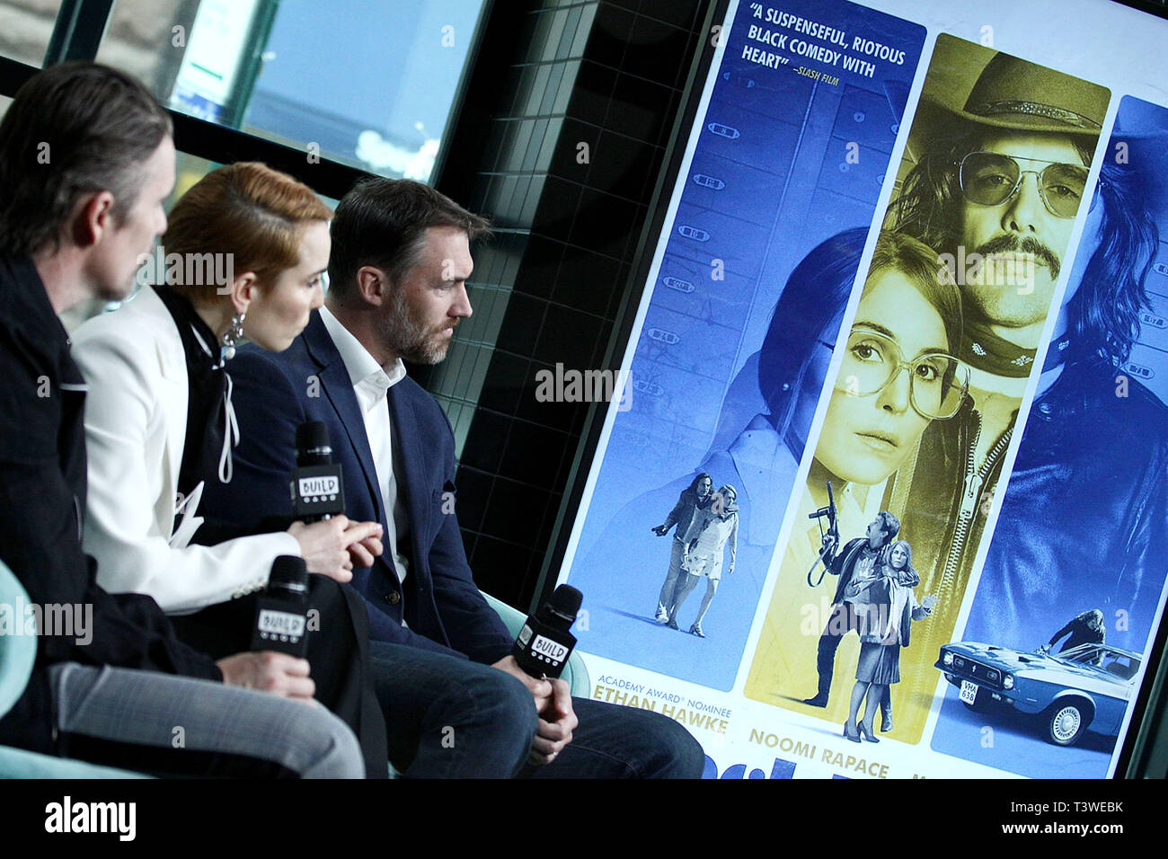 New York, USA. 11 Apr, 2019. Ethan Hawke, Noomi Rapace, Robert Burdreau