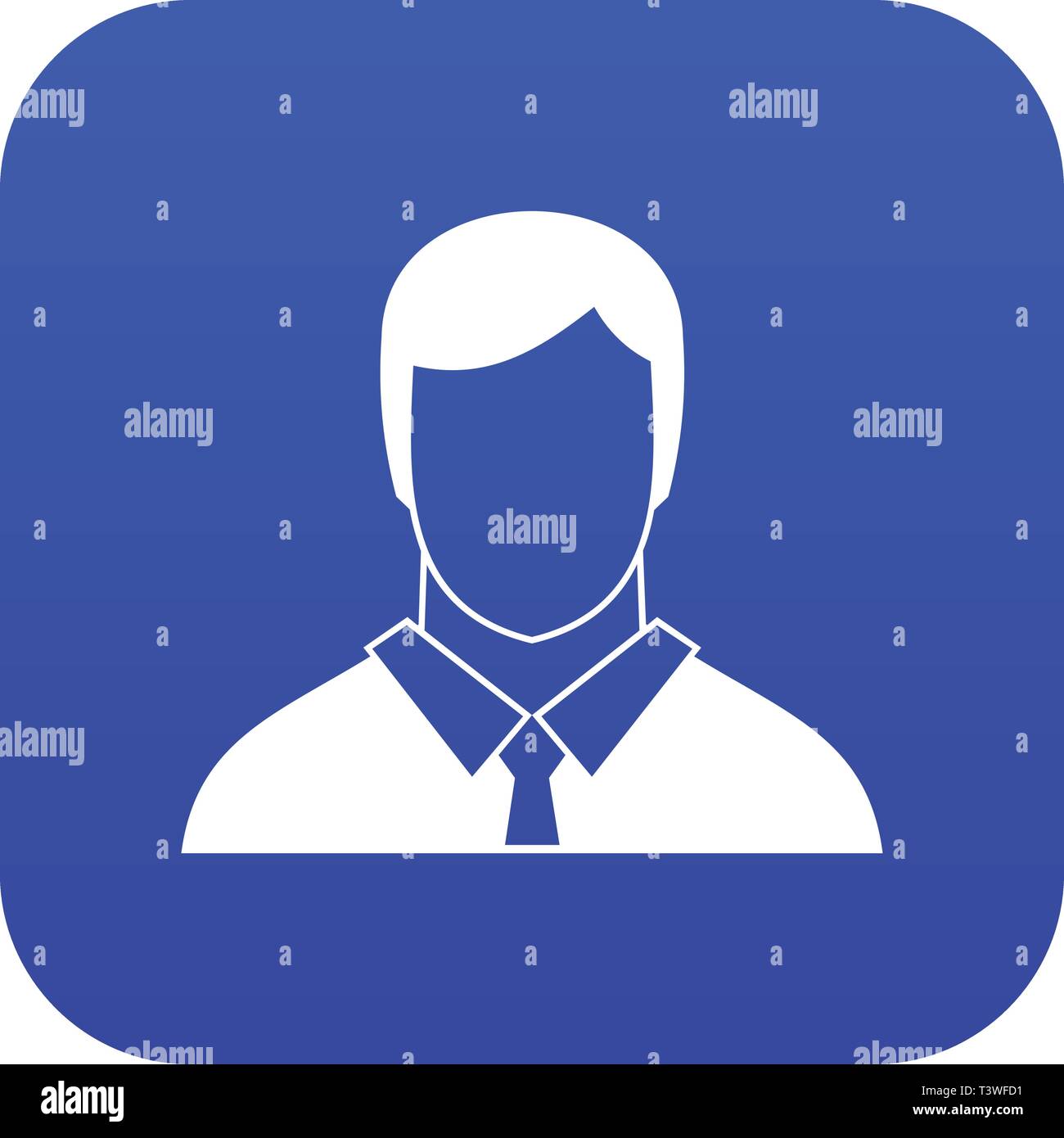 Manager icon digital blue Stock Vector Image & Art - Alamy
