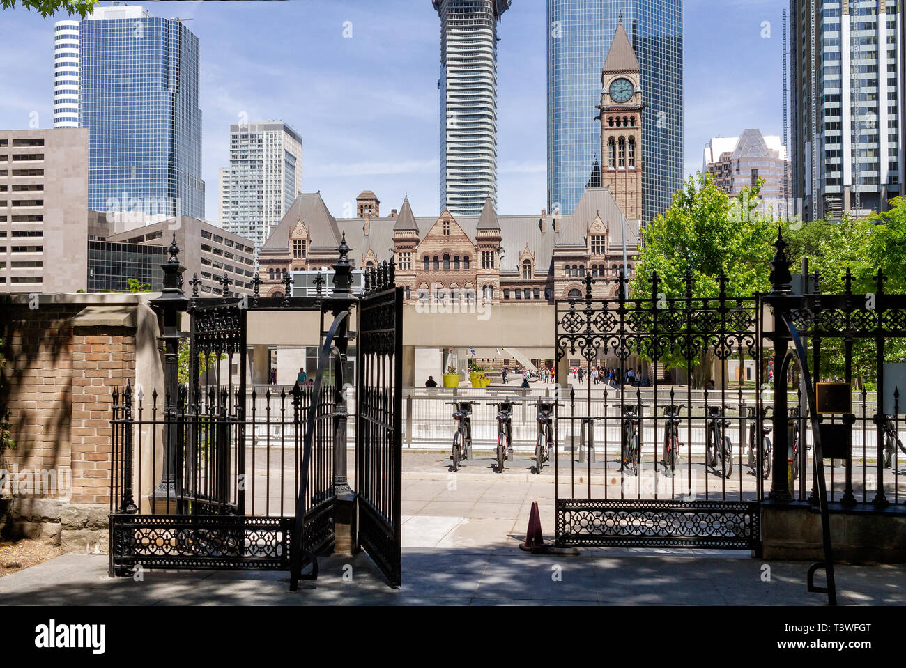 Old Toronto City Hall view Stock Photo