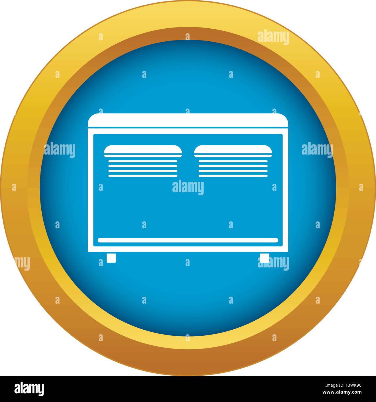 Home equipment for heating icon blue vector isolated Stock Vector Image ...