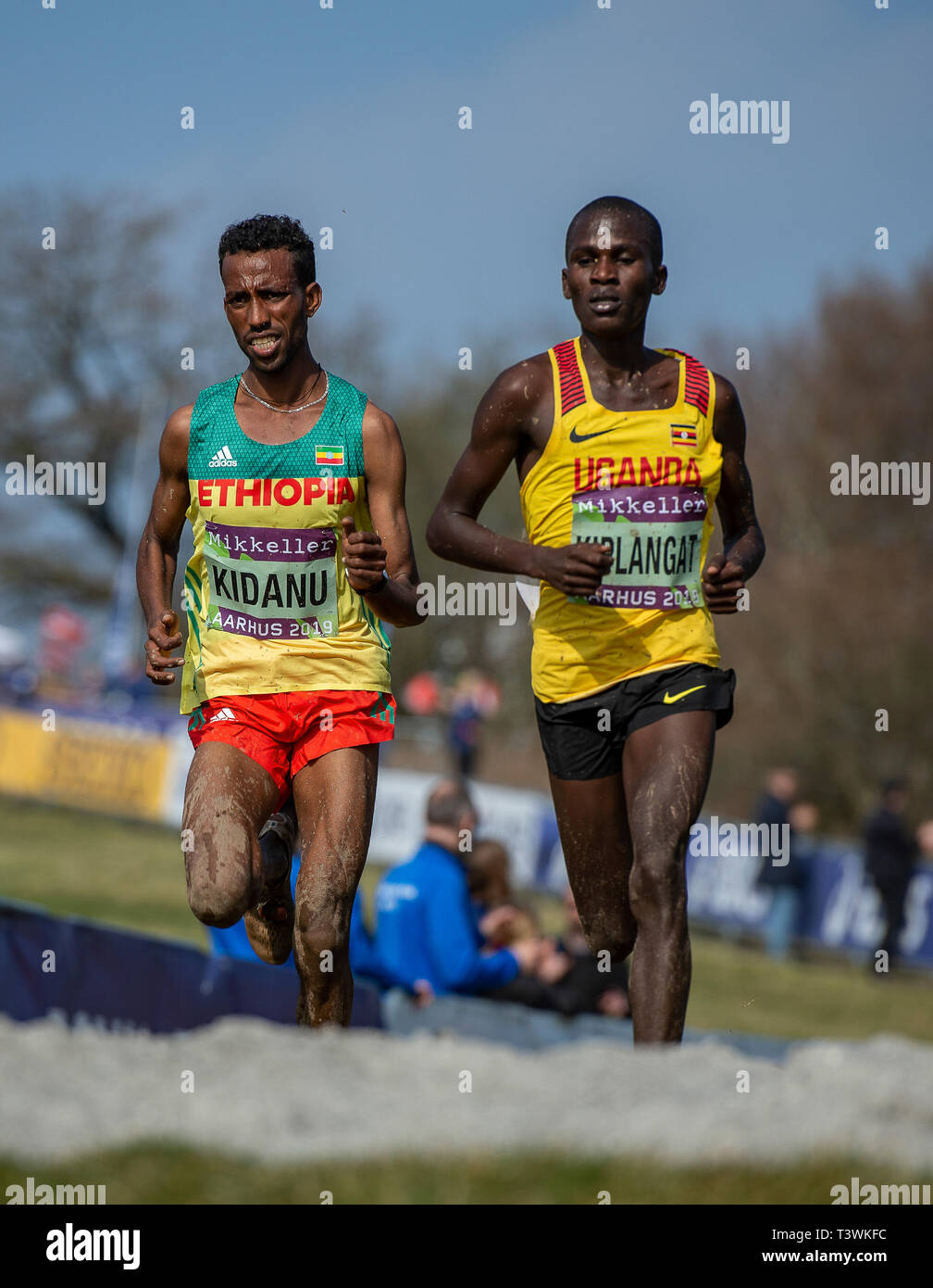 AARHUS, DENMARK - MARCH 30: Tadese Worku and Milkesa Mengesha of ...