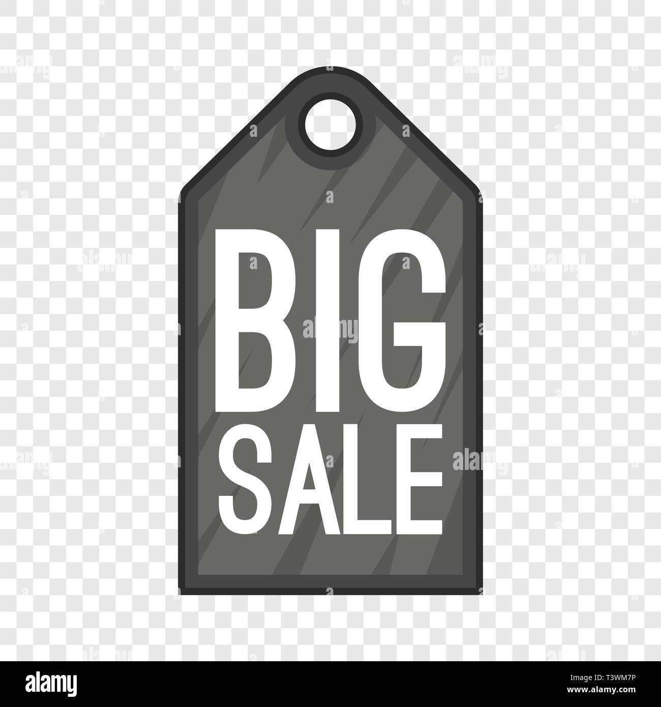 Big sale tag icon, cartoon style Stock Vector Image &amp; Art - Alamy