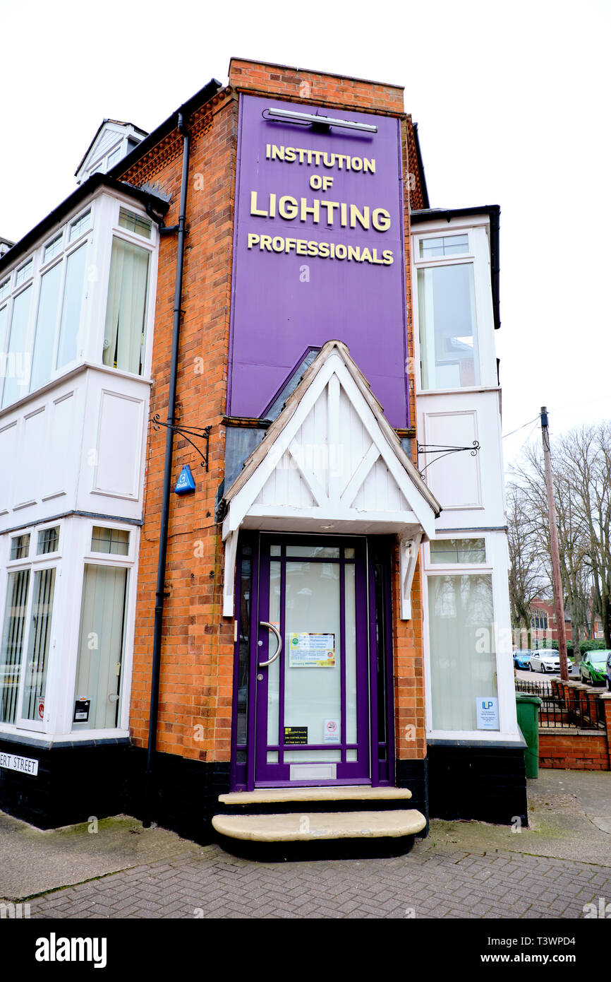 Institution Of Lighting Professionals, Regent Place, Rugby, Warwickshire, UK Stock Photo