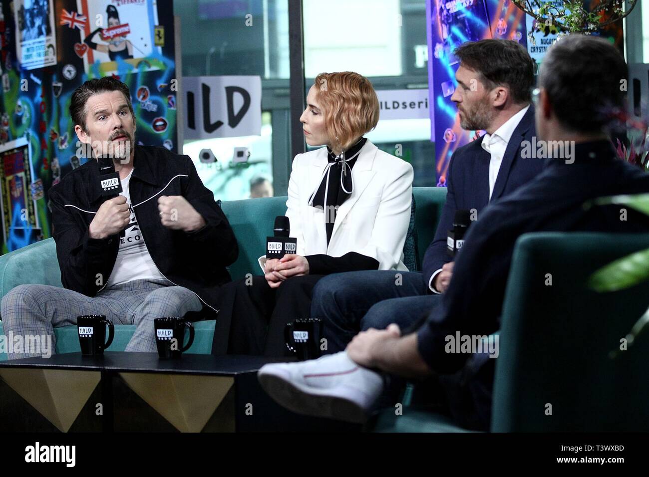 New York, NY, USA. 11th Apr, 2019. Ethan Hawke, Noomi Rapace, Robert