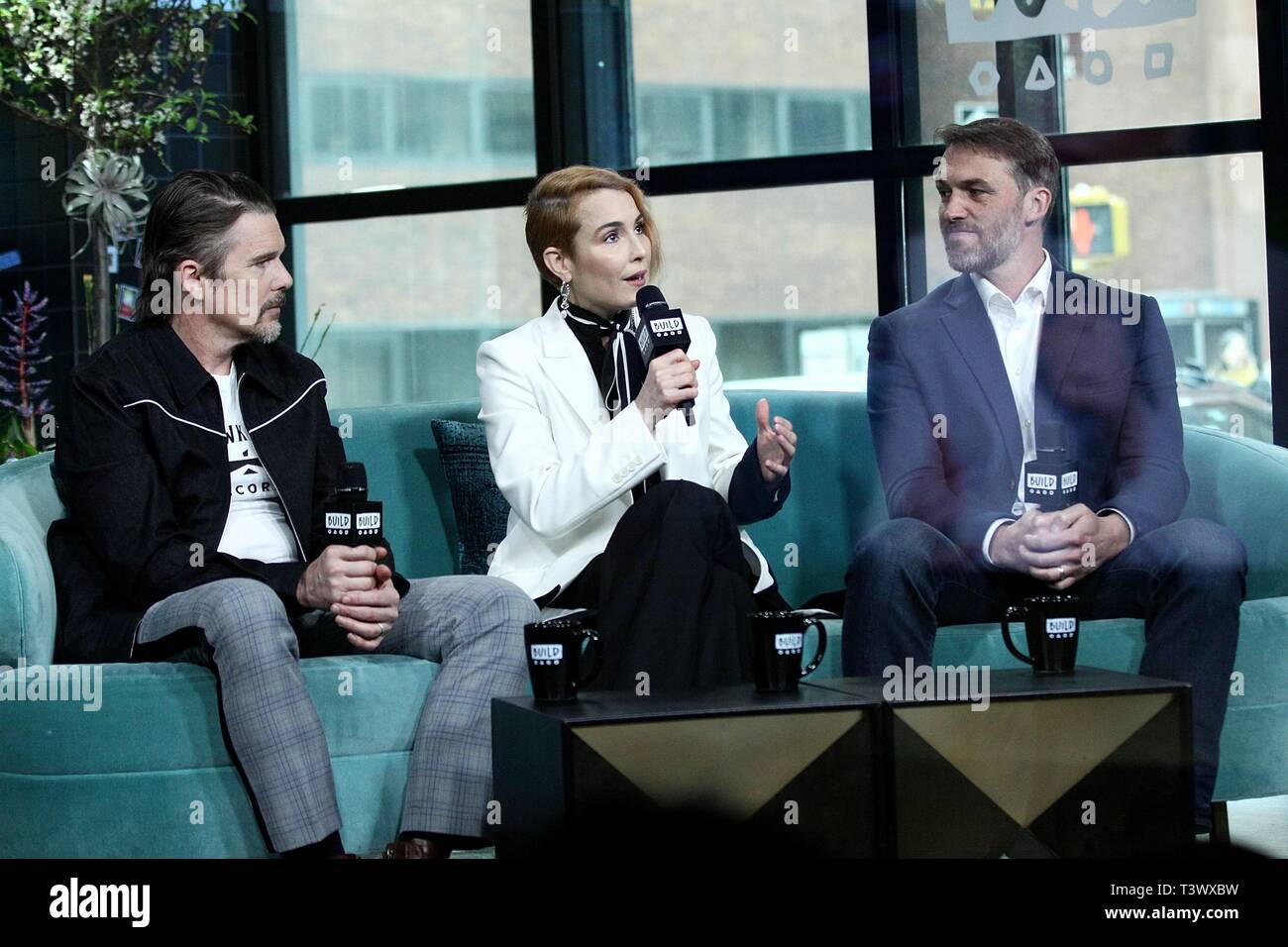 New York, NY, USA. 11th Apr, 2019. Ethan Hawke, Noomi Rapace, Robert