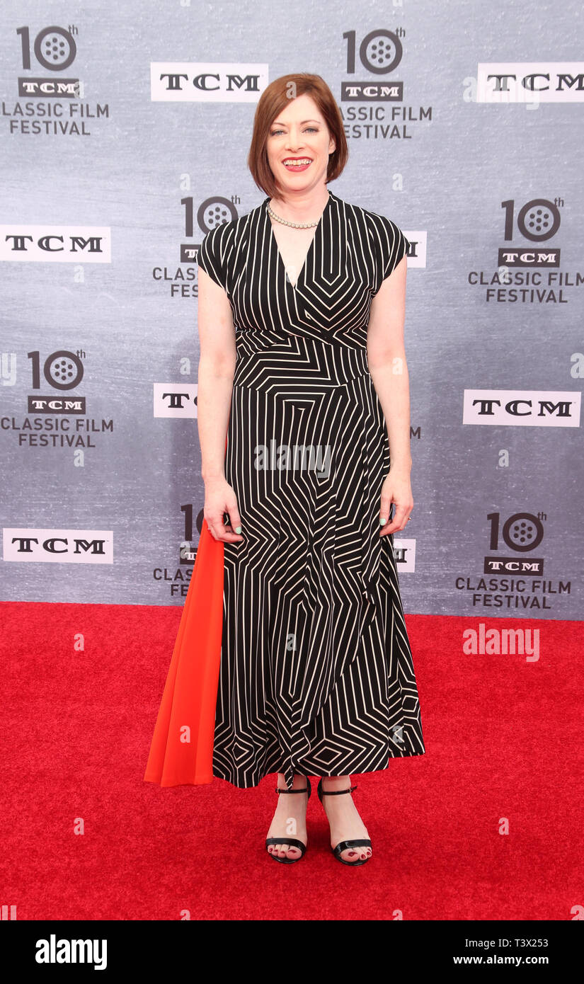 Los Angeles, USA. 11th Apr 2019. Genevieve McGillicuddy, arrive to 2019 TCM Classic Film Festival Opening Night Gala And 30th Anniversary Screening Of 'When Harry Met Sally', TCL Chinese Theatre, Los Angeles, USA on April 11, 2019 Credit: Faye Sadou/MediaPunch Credit: MediaPunch Inc/Alamy Live News Stock Photo