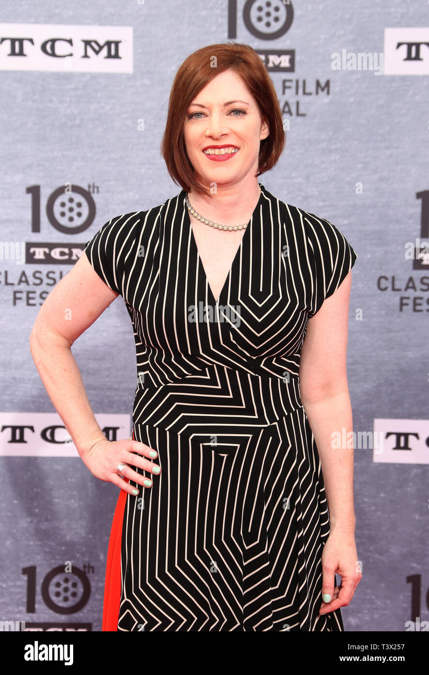 Los Angeles, USA. 11th Apr 2019. Genevieve McGillicuddy, arrive to 2019 TCM Classic Film Festival Opening Night Gala And 30th Anniversary Screening Of 'When Harry Met Sally', TCL Chinese Theatre, Los Angeles, USA on April 11, 2019 Credit: Faye Sadou/MediaPunch Credit: MediaPunch Inc/Alamy Live News Stock Photo