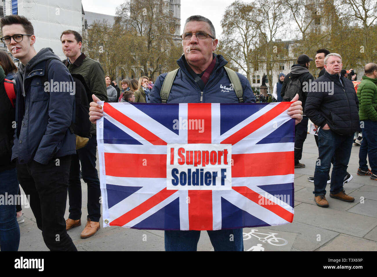 London, UK. 12th Apr 2019. Soldier F is to face two murder charges and four attempted murder charges over the infamous massacre of 14 civil rights demonstrators by British paratroopers in Derry at the height of the Troubles on January 30, 1972. Credit: Picture Capital/Alamy Live News Stock Photo