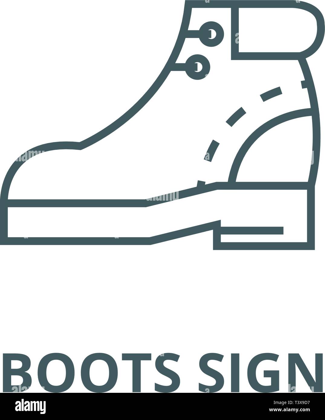 No hat no boots no work Stock Vector Images - Alamy