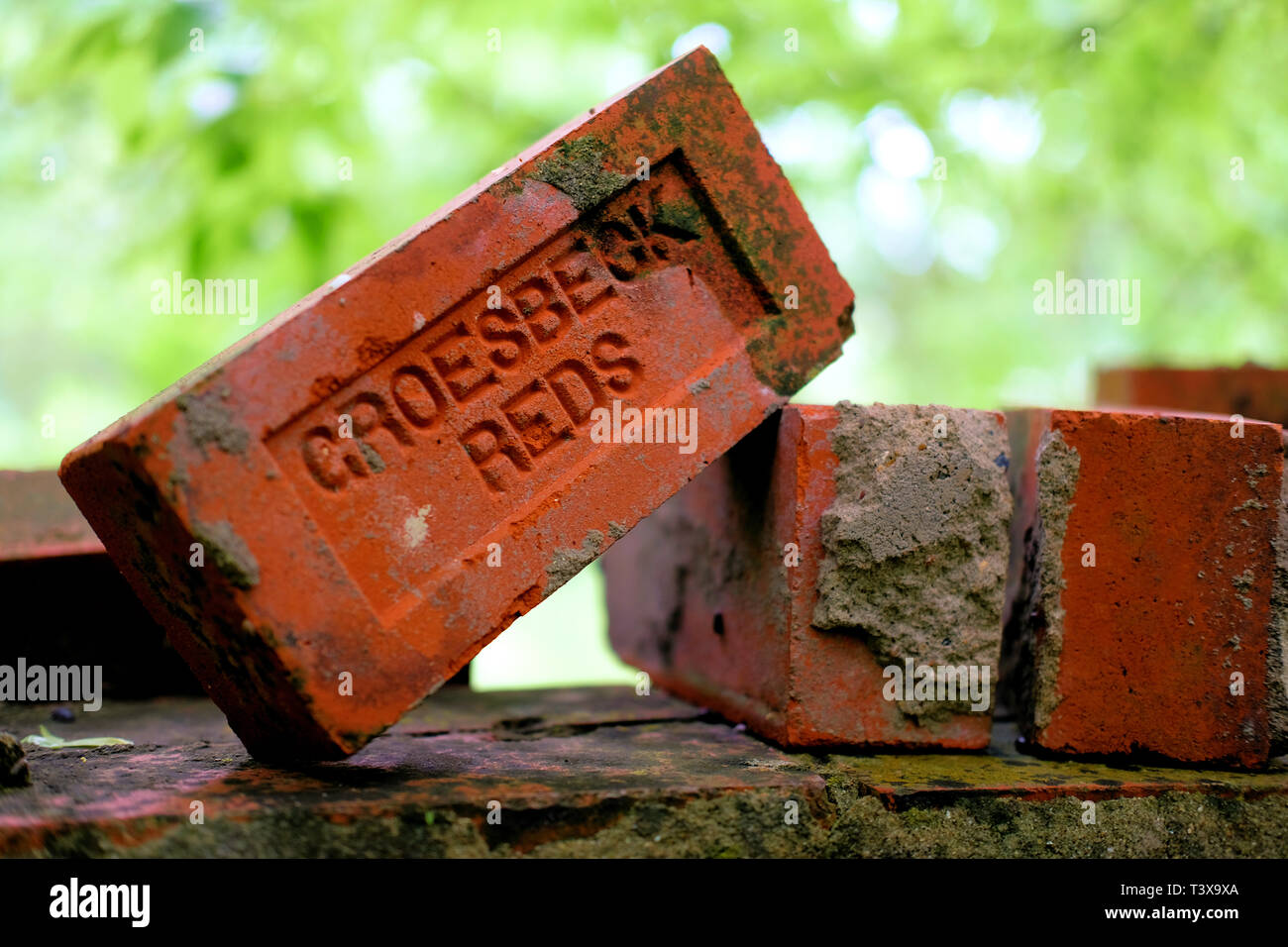 Groesbeck Reds, brick made in a factory in Groesbeck, Texas up until