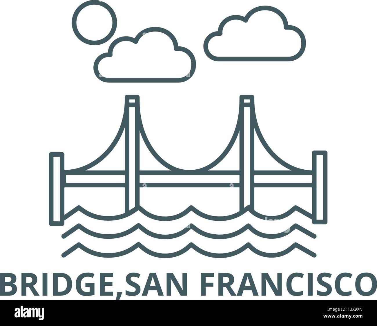 Golden Gate Bridge Illustration Stock Photos & Golden Gate Bridge Illustration Stock Images - Alamy